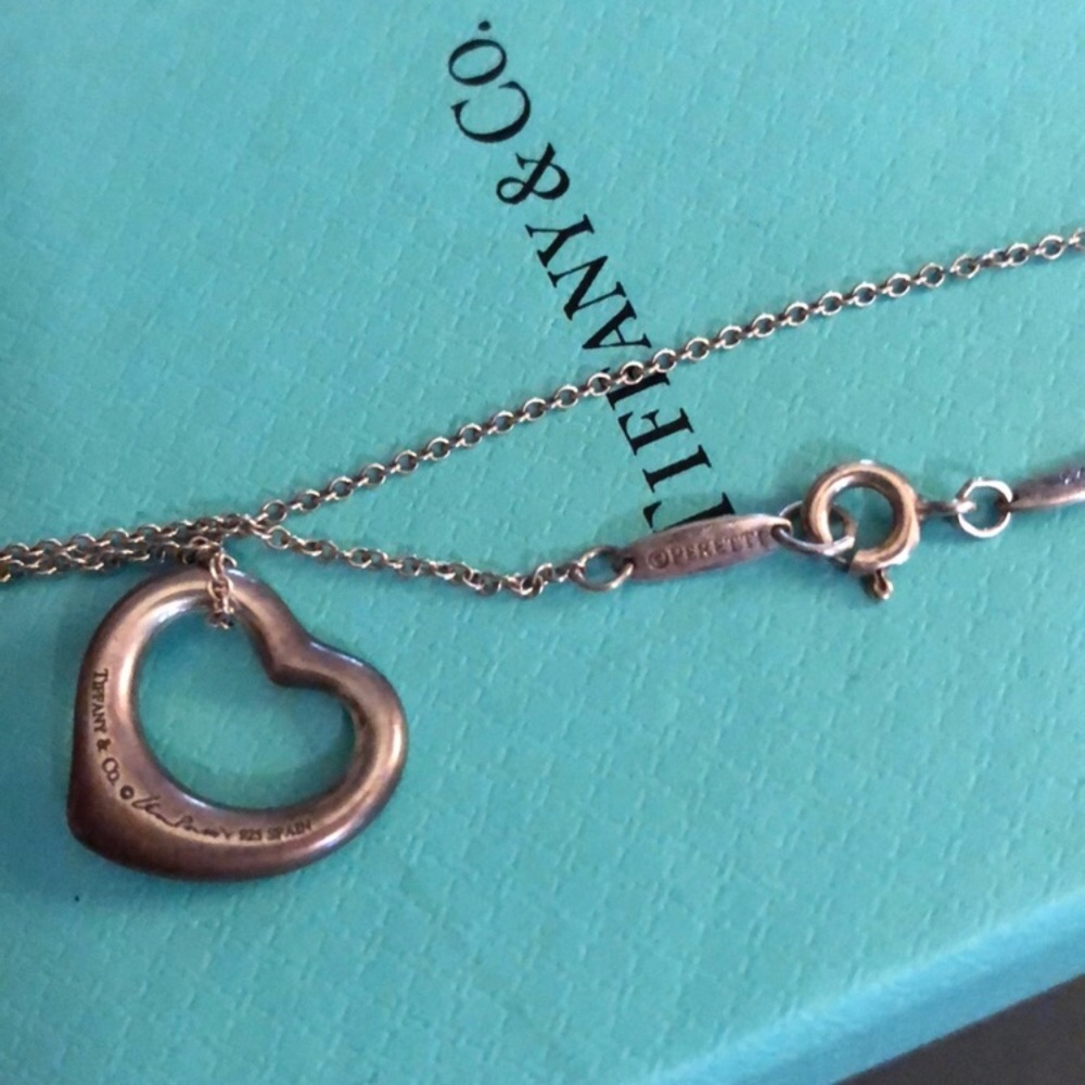 Tiffany & Co Elsa Peretti heart pendant